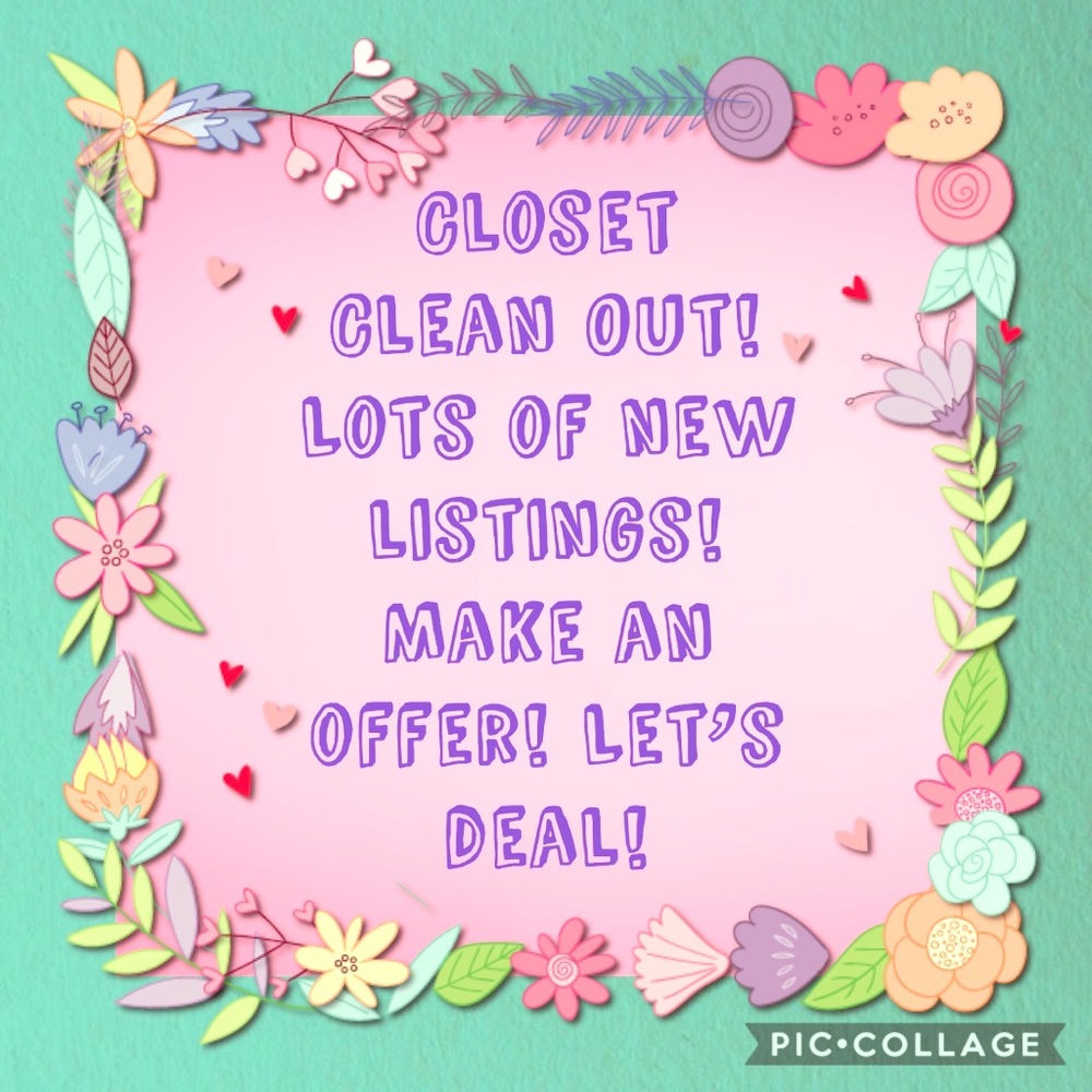 Closet Clean Out - Many New Listings!